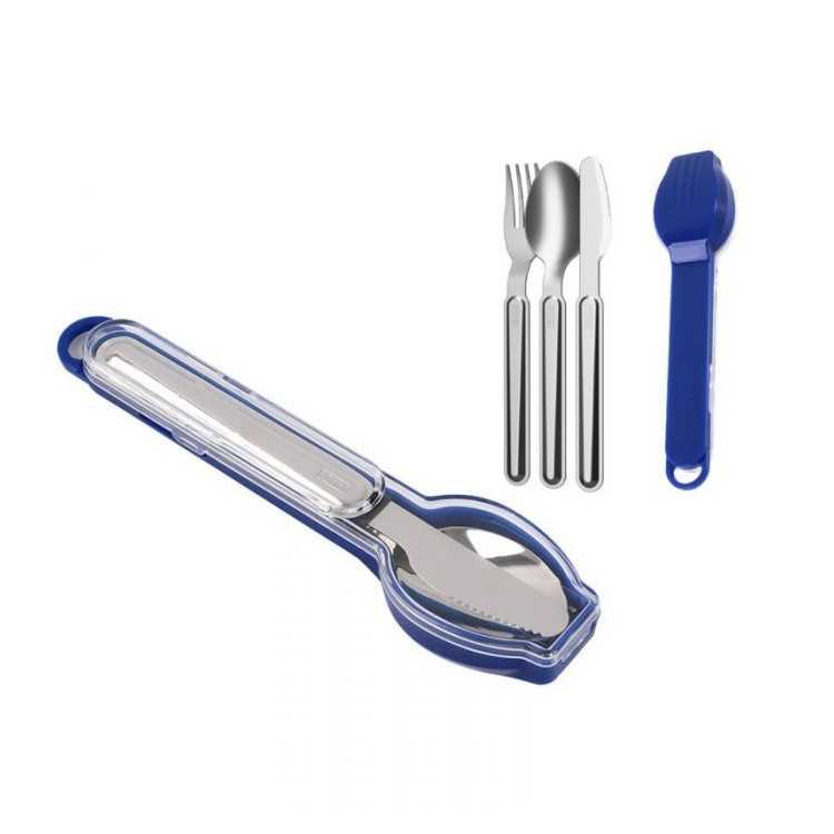 CUTLERY SET WITH BLUE CASE