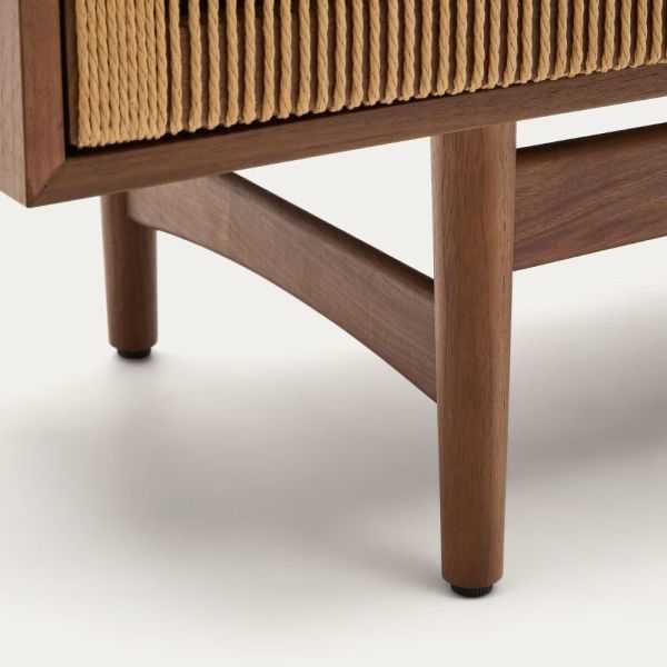 ELAN BUFFET 2 DOORS 2 DRAWERS 180 X 73CM WALNUT AND ROPE