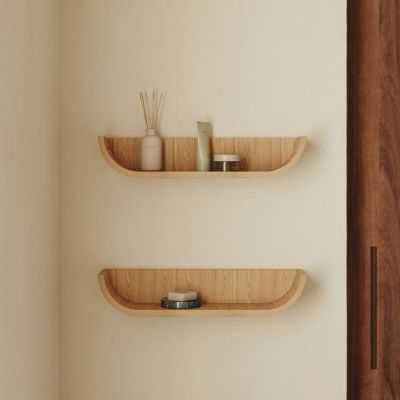 ETAGERE SALAYA 60 X 12 CM FINITION FRENE NATUREL 2