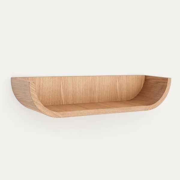 ETAGERE SALAYA 60 X 12 CM FINITION FRENE NATUREL