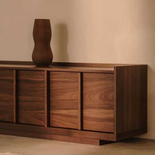 MEUBLE TV ONIX 200 X 45 CM FINITION NOYER - 1 COLIS