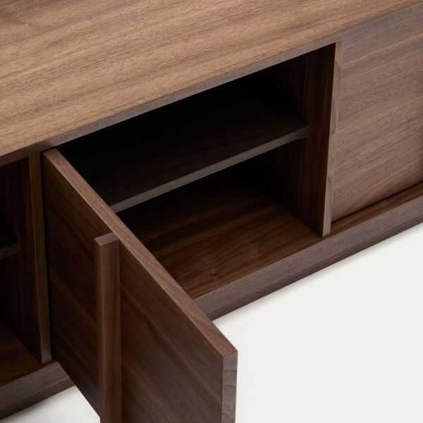MEUBLE TV ONIX 200 X 45 CM FINITION NOYER - 1 COLIS