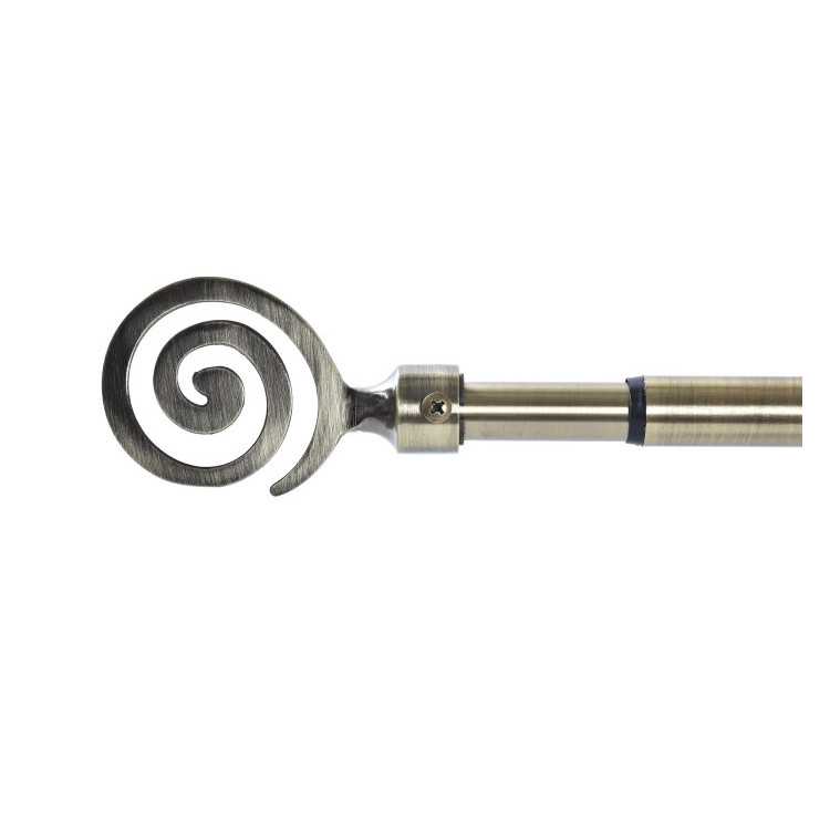 TRINGLE A RIDEAU 120X16X16 16/19MM METAL