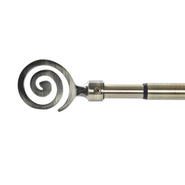 TRINGLE A RIDEAU 120X16X16 16/19MM METAL