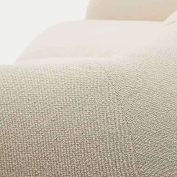 CANAPE 2PL MARTINAANGLE DROIT 230 CM ECRU - 2 COLIS