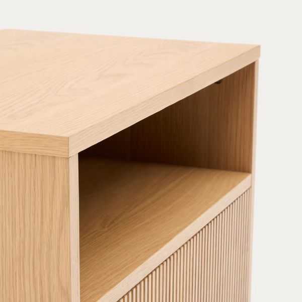 TABLE DE CHEVET HELVINE 60 X 52 CM A TIROIR - 1 COLIS