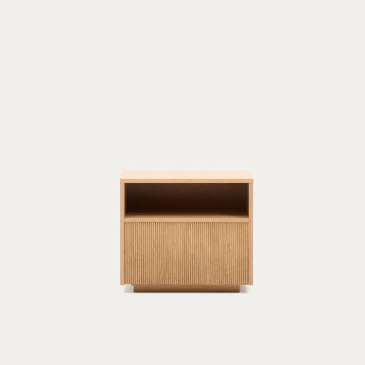 TABLE DE CHEVET HELVINE 60 X 52 CM A TIROIR - 1 COLIS