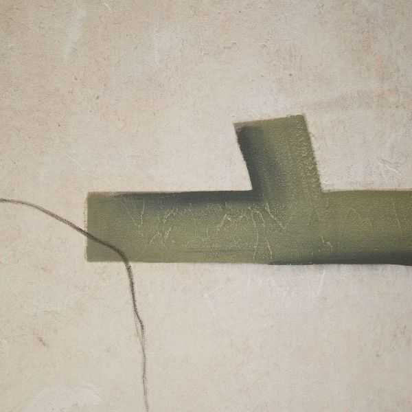 TOILEABSTRAITE FIDA 180 X 140 CM VERT
