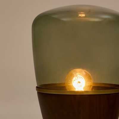 LAMPE DE TABLE SILEX FINITION NOYER 2