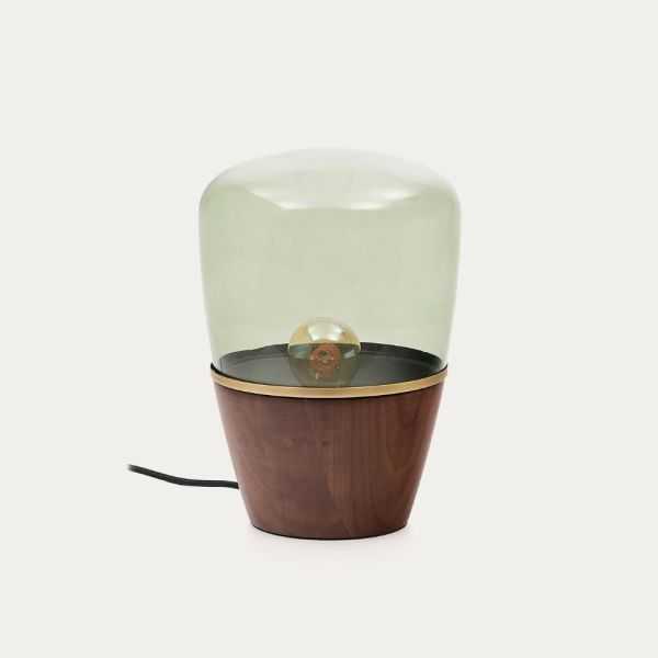 LAMPE DE TABLE SILEX FINITION NOYER