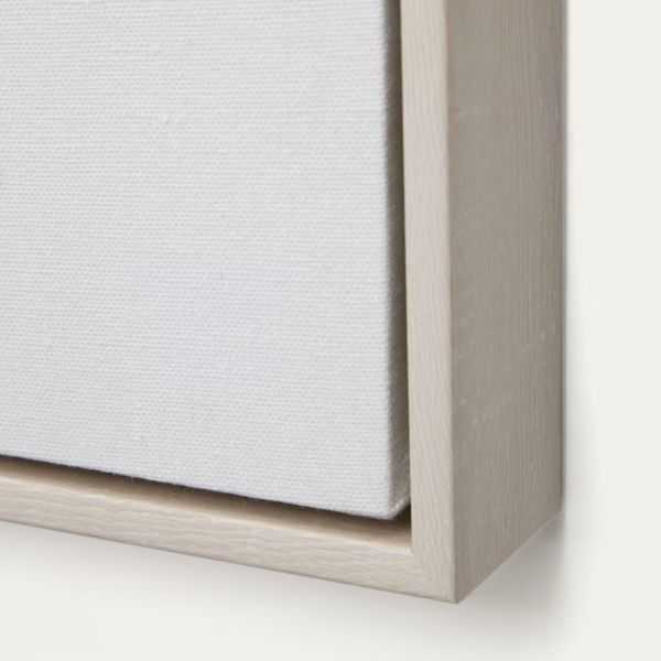 CADRE MABELL BLANC AVEC CARRES MULTICOLORES 62 X 92 CM
