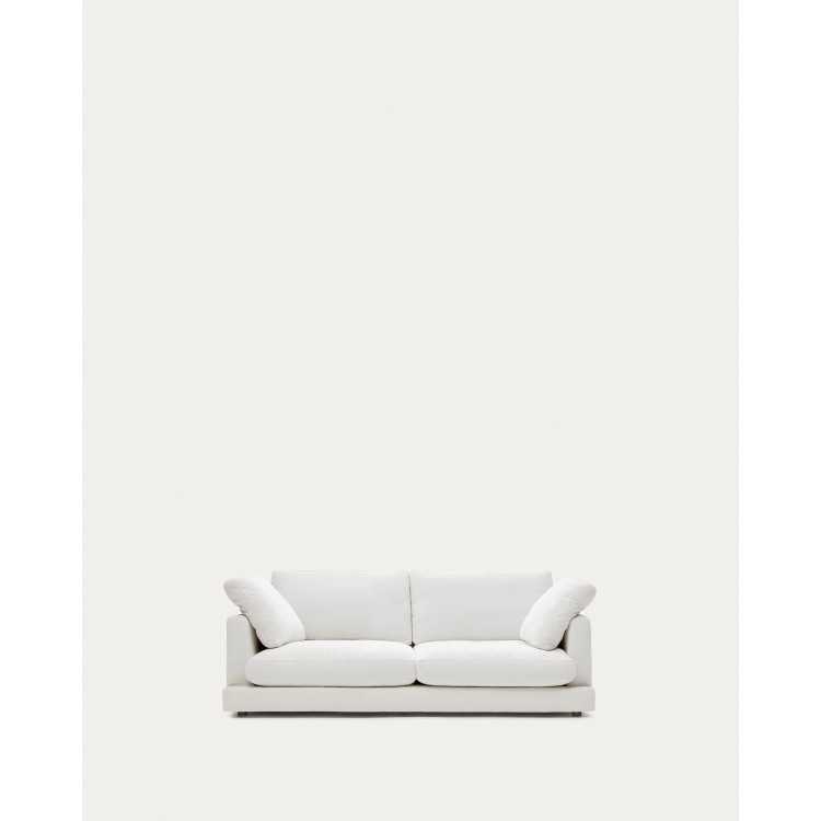 GALA 3-SEAT WHITE SOFA 210 CM