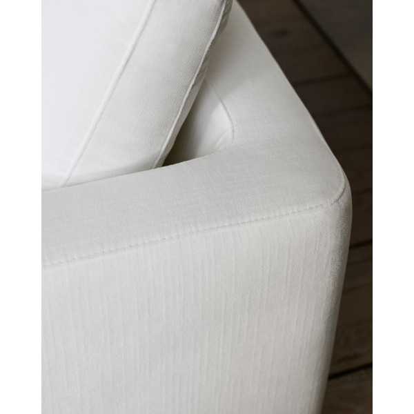 GALA 4-SEATER SOFA WITH RIGHT-HAND MERIDIENNE WHITE 300 CM