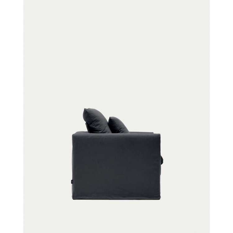 NORA ARMCHAIR 92 CM REMOVABLE LINEN COVER