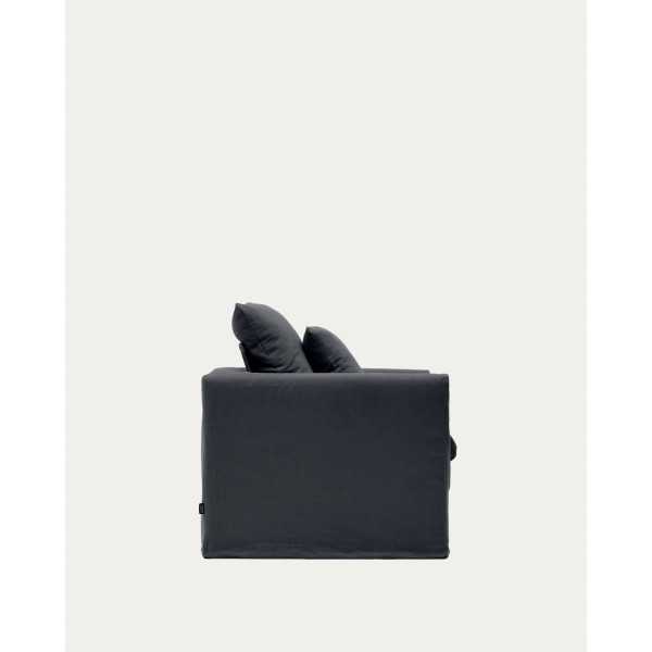 NORA ARMCHAIR 92 CM REMOVABLE LINEN COVER