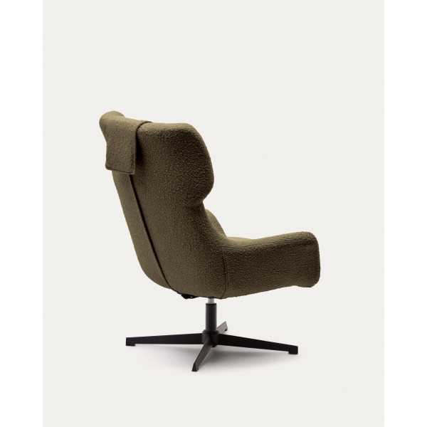 ZALINA SWIVEL CHAIR WITH ARMRESTS IN...