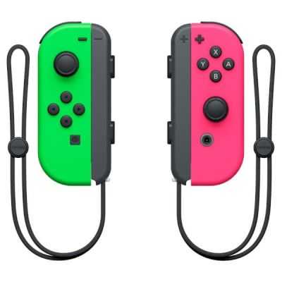 MANETTES SWITCH JOY-CON ROSE VERTE