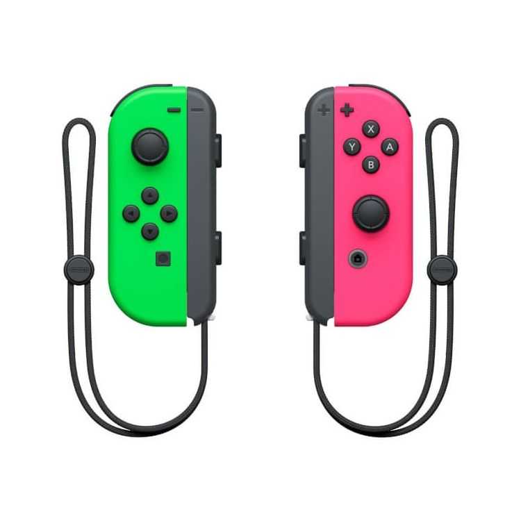 MANETTES SWITCH JOY-CON ROSE VERTE