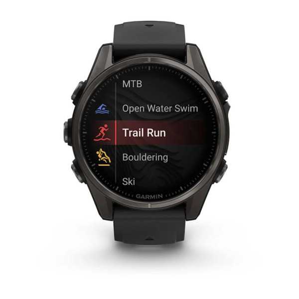 MONTRE CONNECTEE FENIX 8 AMOLED 43MM CARBONE G/N