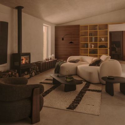 TAPIS HADIN 160 X 230 CM LAINE BLANC ET NOIR 2