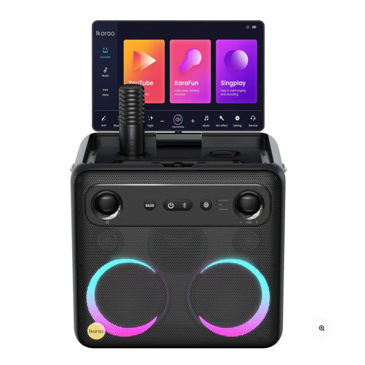 SYTEME KARAOKE COMPLET AVEC TABLETTE ET HAUT-PARLEUR