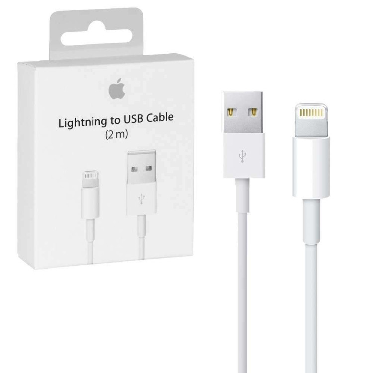 CABO RELÂMPAGO V ERS USB 2M BRANCO
