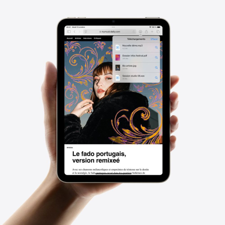 IPAD MINI WI-FI A17 PRO 256 GO GRIS SIDERAL