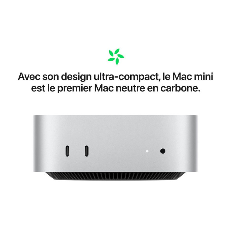 MAC MINI 16 GO 512 GO SSD M4 ARGENT