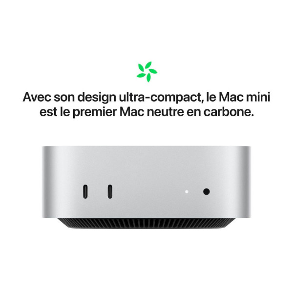 MAC MINI 16 GO 512 GO SSD M4 ARGENT