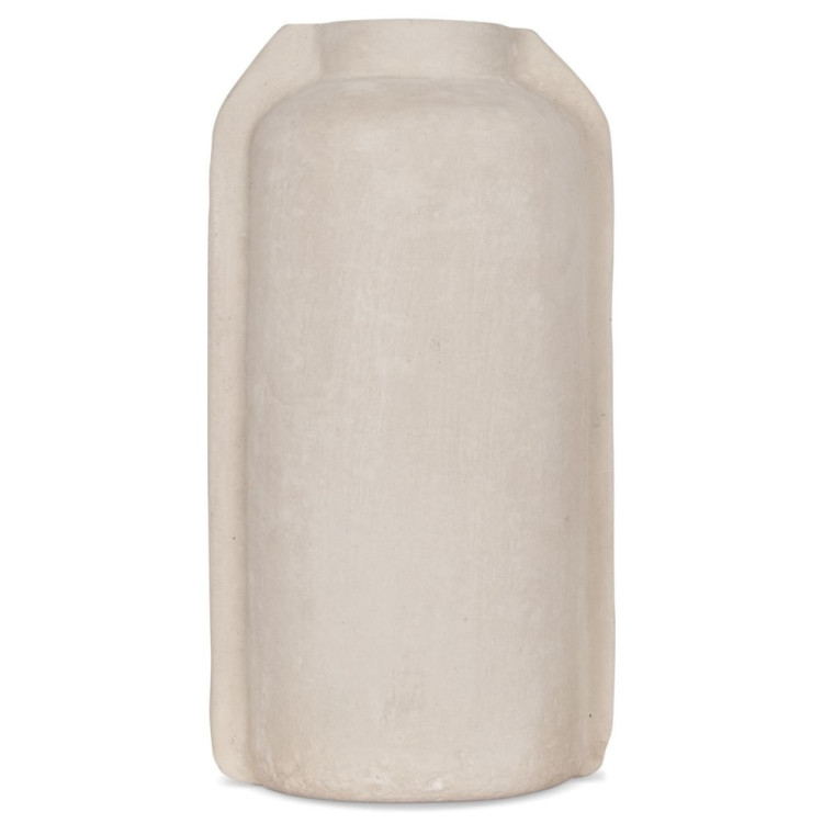 NOMAD E VASE 34.5 CM WHITE PAPER MACHE