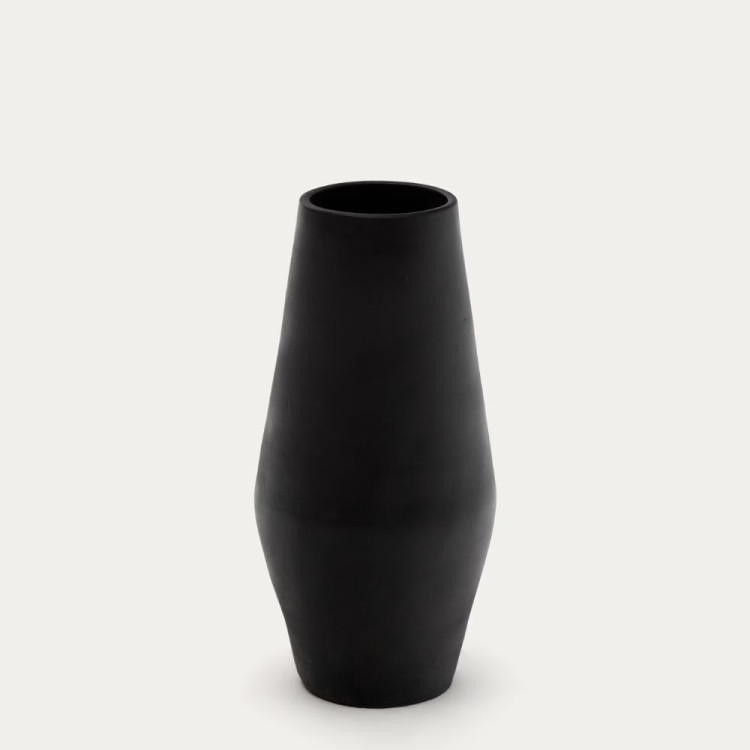 VASE POSIA 61 CM TERRE CUITE NOIRE