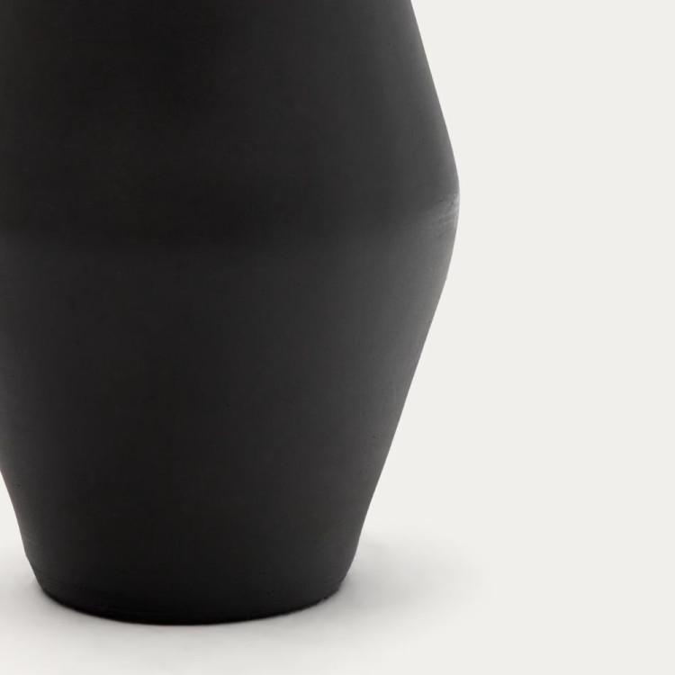 VASE POSIA 61 CM TERRE CUITE NOIRE