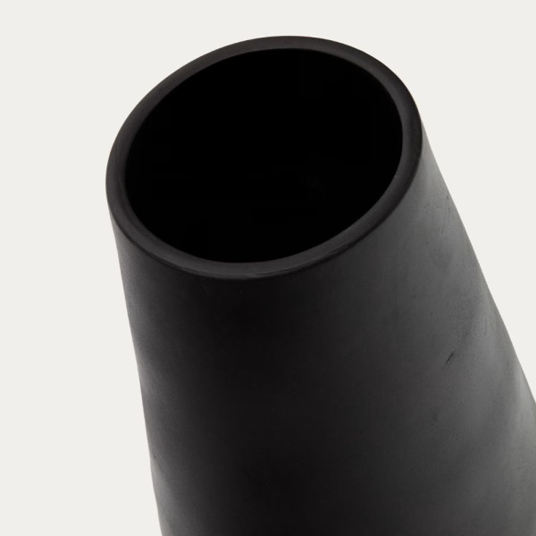 VASE POSIA 61 CM TERRE CUITE NOIRE