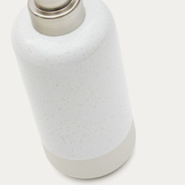 DISTRIBUTEUR DE SAVON  SELIS GRES BEIGE ET BLANC