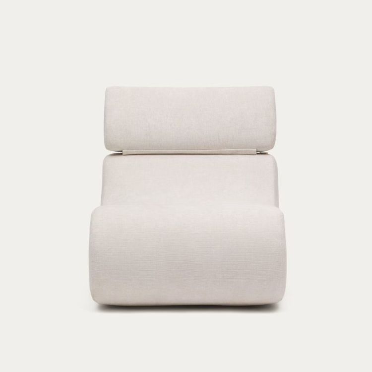 FAUTEUIL CLUB CHENILLE PERLE