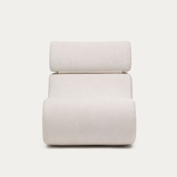 FAUTEUIL CLUB CHENILLE PERLE