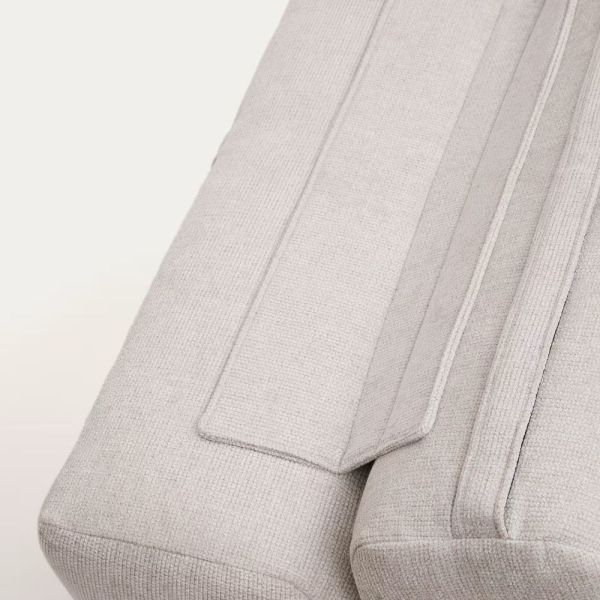 FAUTEUIL CLUB CHENILLE PERLE