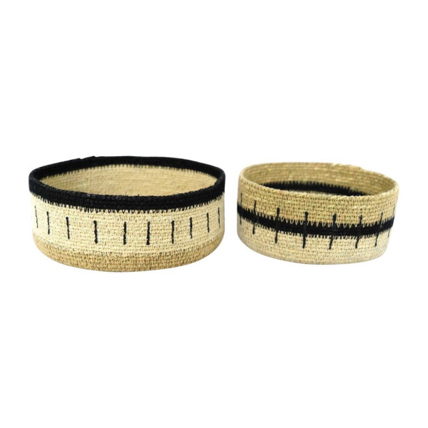 SET 2 PANIERS LILONG NOIR