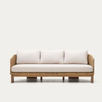 CANAPE XORIGUER 3 PL223 CM ROTINBOIS D EUCALYPTUS 