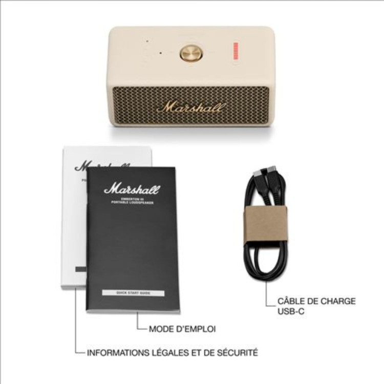 ENCEINTE EMBERTON III BLUETOOTH CREME