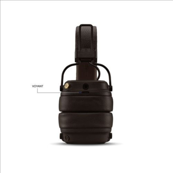 CASQUE BLUETOOTH MAJOR V MARRON