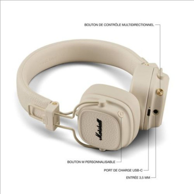 CASQUE BLUETOOTH MAJOR V CREME 2