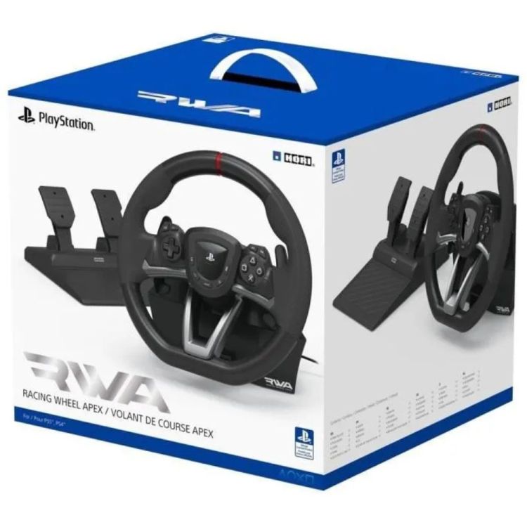 VOLANT DE COURSE APEX PS5 & PC NOIR