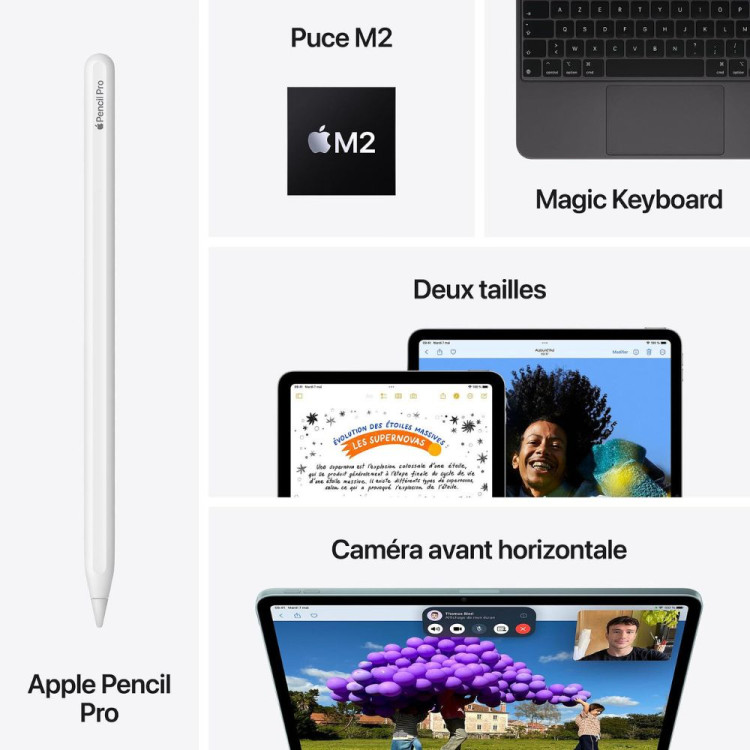IPAD AIR 13 Wi-Fi 256 GO M2 VIOLET 2024
