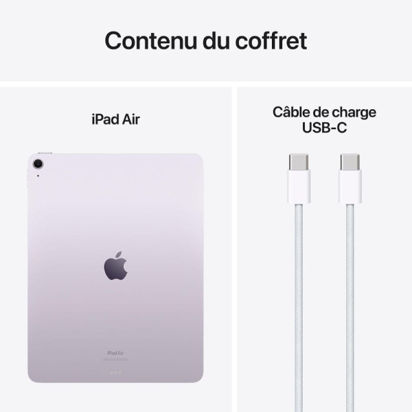 IPAD AIR 13 Wi-Fi 256 GO M2 VIOLET 2024