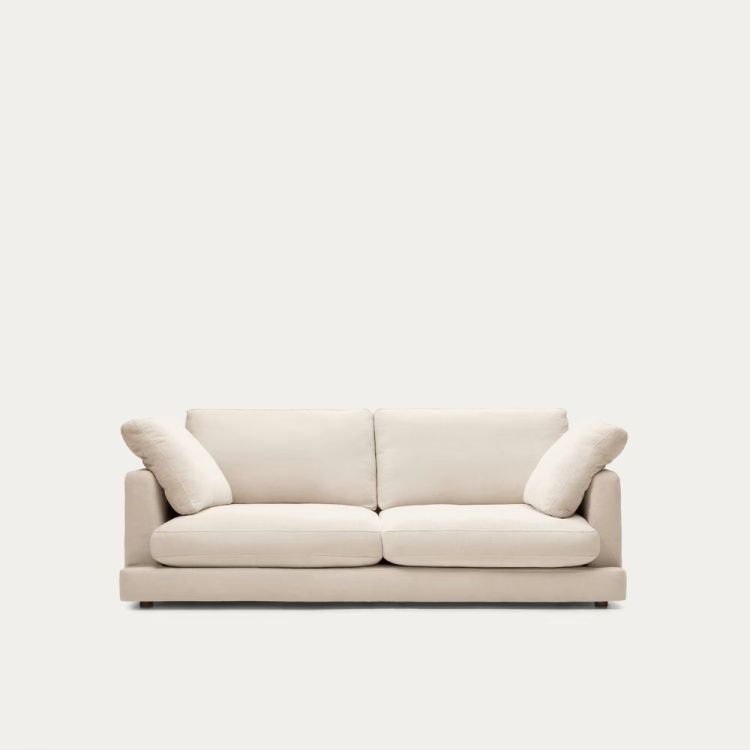 GALA 3-SEAT WHITE SOFA 210 CM