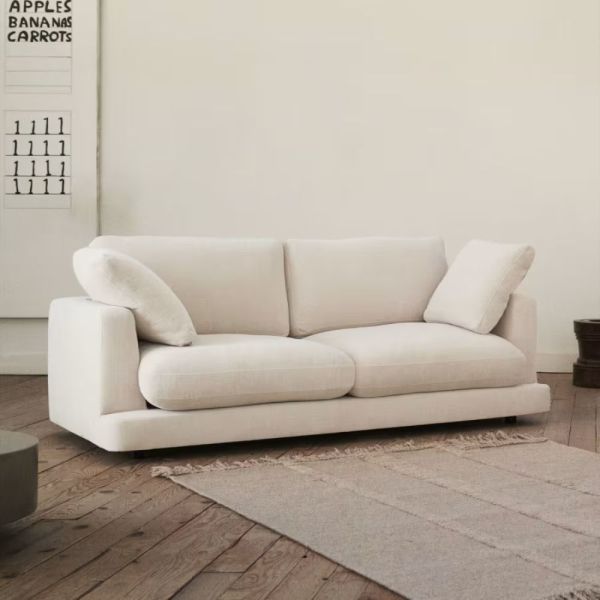 CANAPE GALA 3 PL BLANC 210 CM