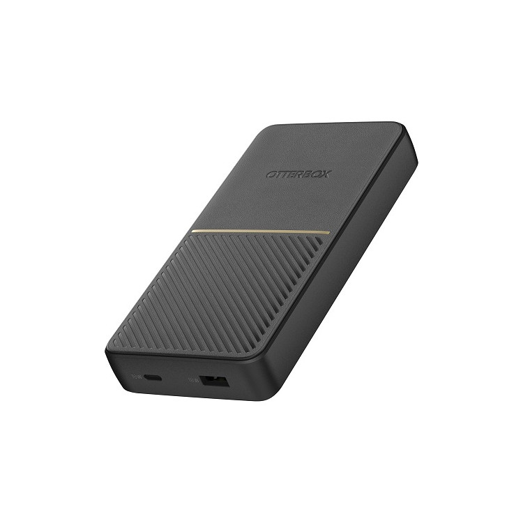 10,000 MAH USB-A & USB-C BLACK EXTERNAL BATTERY