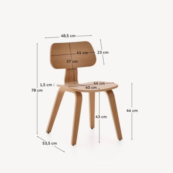 CHAISE GENA - 1 COLIS