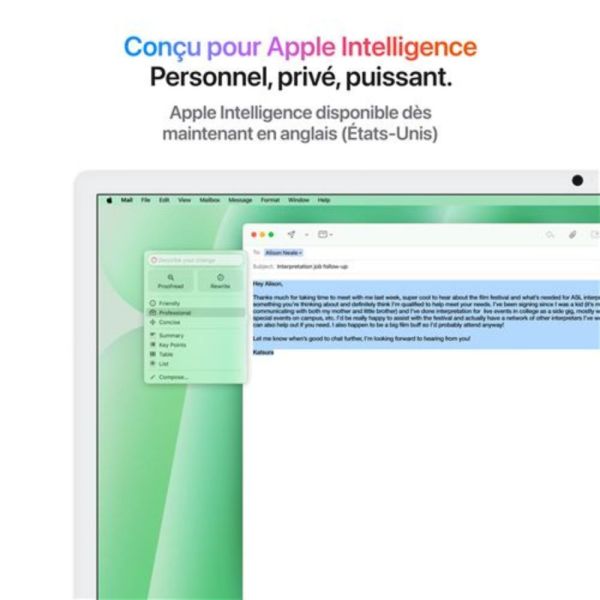 IMAC 24'' M4 256 GO 16 GO 8 COEURS GPU VERT